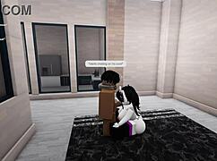 roblox porn with big ass blowjob action