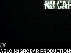 Exotic Curly Babe Sucks Huge Black Cock Before Doggy Swallow