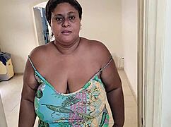 loan shark fucks his fat client in anal for payment, cum on her big ass