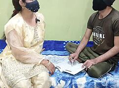 Indian Hot Student Fucked In Doggystyle By Indian Tharki Teacher Clear Hindi Audio Desi Sex