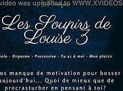Louise's intense sighs in french audio solo porn part 3