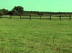 Sandra Romain fucks outdoors