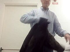 European Amateur Strips Off Clothes In Homemade Scene