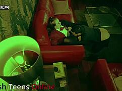 Student spies on teacher bent over getting fucked.