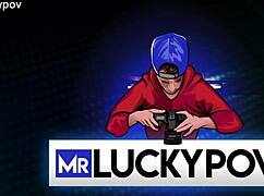 busty cum slut puck gets deepthroat and cowgirl creampie