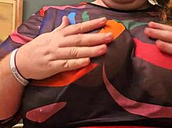 BBW Secretary Flashes in Office.