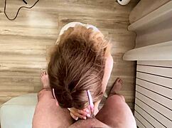 Brazen Russian Amateur Gets Nailed by Courier Who Spied on Her!