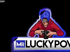 busty cum slut puck gets deepthroat and cowgirl creampie