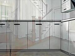 Hey, stepbrother catches stepsis masturbating in bedroom 😏 she deepthroats his huge cock and lets him fuck her hard - kimmytoons