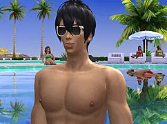 Hot hooters 3 bangs giant-titted resort owner