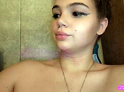 Latina Smoking In Bath Tub