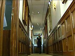 Virgin whore gets banged in office uniform scene