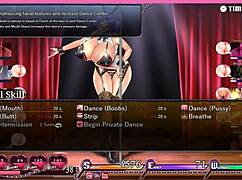 karryn does a private strip show in the prison club