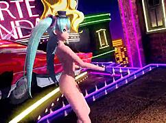 Hatsune Miku Plays Piano in Scandal Project Diva Nude Mod Full Nude Version