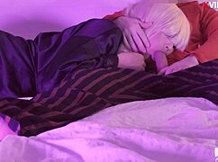 Stepmommy intensely fucks stepson in the mouth deep