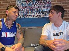 Pretty Brunette Invites Friends