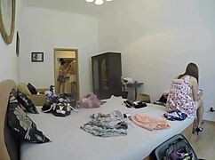 Girls' Try-On Haul Becomes Lesbian Party Backstage
