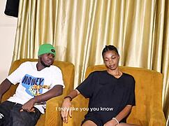 She Was Home Alone When Her Sister's Boyfriend Came Over for a Hot Fuck