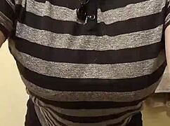 tomboy strips in bathtub to orgasm