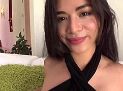 i big tit asian scarlett alexis getting ass fucked and choked by big cock