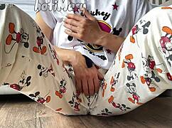 Skinny Teen 18+ In Pajama Small 18+ Tits Masturbating And Squirting Orgasm