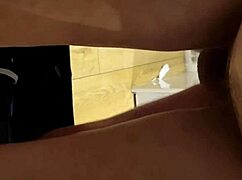 husband and wife have sex with blowjob in kitchen