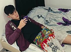 Helping My Stepson with His Tantaly Doll and Hard Penis