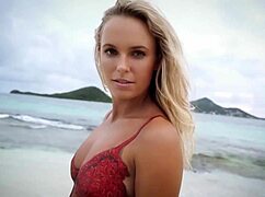 Contemplating Beautiful Model Caroline Wozniacki in Stunning Poses!