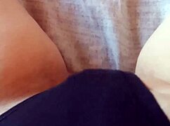 Gretala Feels Sensual In Her Black Slip, Embracing Her Hairy Body With Passion