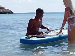 Hot Blonde Marica Chanelle Takes Black Cock Anal