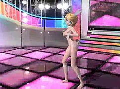 Kagamine Rin in Vocaloid Love Project Diva Full Nude Mod Exposed