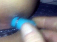 69 slut takes cock in mouth and toy in ass 😈