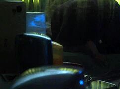 watch this bbw and skinny amateur couple explore their bodies together in a hot encounter