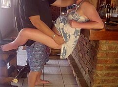 I finally fucked my best friend's wife, cheating with upskirt and cumshot 😈