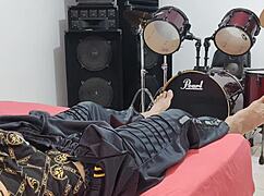 Man Masturbates His Big Cock In Front Of The Camera?