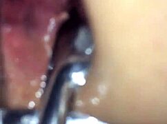 The shemale used a speculum on me for intense anal assfucking