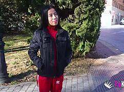 Lore Hot, you're bent over doggystyle, banging for your porn career!