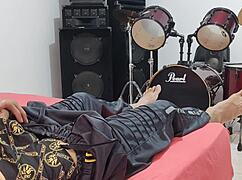 Man Masturbates His Big Cock In Front Of The Camera?