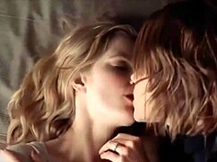Lesbian Girls Kissing Intensely in Film Scene