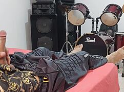 Man Masturbates His Big Cock In Front Of The Camera?