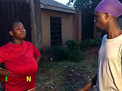 Neighbors share sports passion and intimate moments.