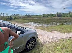 Friends take beautiful latinas to the woods for anal fucking.