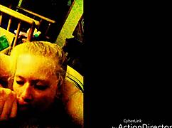 Big Tits Blonde Loves Giving Blowjobs And Jerking Him Off