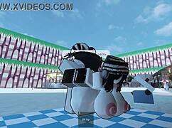 roporn fan liz gets pounded hard on nudist beach