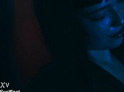 she was licking my toes like a dessert! pov deepthroat action