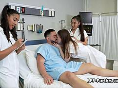 Sexy Medics Run Wild Group Tests on Hard Cock