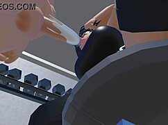 Gym Blowjob Ends with Cum in Mouth Fun