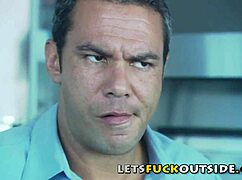 Let's Get Wild Outside - Country Couple Bangs Hard in Public