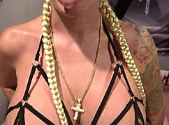 European Blonde Bombshell Babe in Classy Encounter