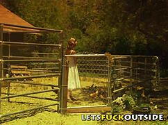 Let's Get Wild Outside - Country Couple Bangs Hard in Public